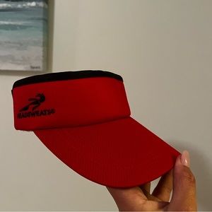 Red Headsweats visor